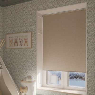 Store enrouleur occultant sans perçage Iwerne beige l.160 x H.180cm Goodhome