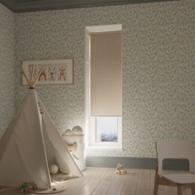 Store enrouleur occultant sans perçage Iwerne beige l.60 x H.180cm Goodhome