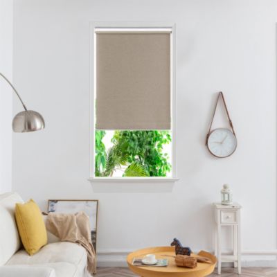 Store enrouleur occultant sans perçage Iwerne beige l.75 x H.180cm Goodhome