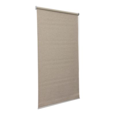 Store enrouleur occultant sans perçage Iwerne beige l.75 x H.180cm Goodhome