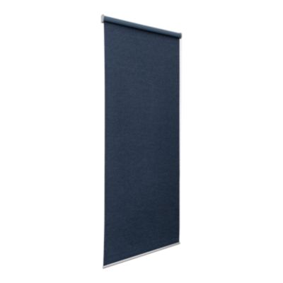 Store enrouleur occultant sans perçage Iwerne bleu marine l.75 x H.180cm Goodhome