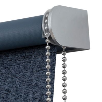 Store enrouleur occultant sans perçage Iwerne bleu marine l.75 x H.180cm Goodhome