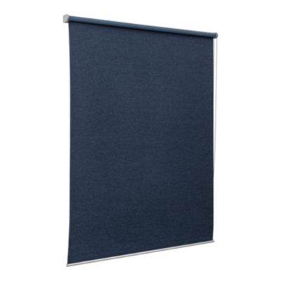 Store enrouleur occultant sans perçage Iwerne bleu marine l.90 x H.180cm Goodhome