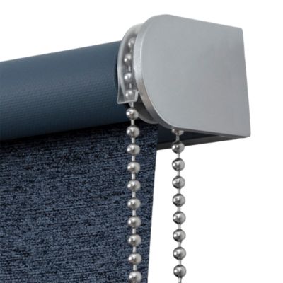 Store enrouleur occultant sans perçage Iwerne bleu marine l.90 x H.180cm Goodhome