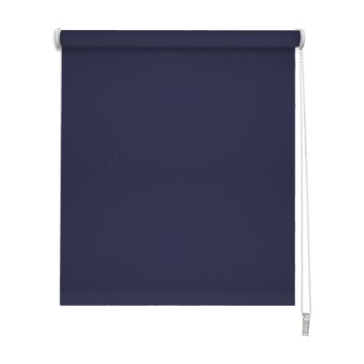 Store enrouleur Occultant uni Madeco l.120cm x H.190cm bleu marine