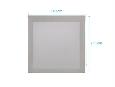 Store enrouleur Polyester Translucide 140x250