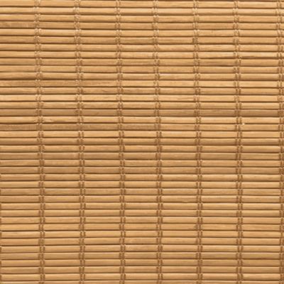 Store enrouleur Roll'Up bambou tissé chamois Madeco L.250 x l.100cm