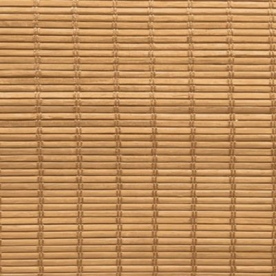 Store enrouleur Roll'Up bambou tissé chamois Madeco L.250 x l.120cm