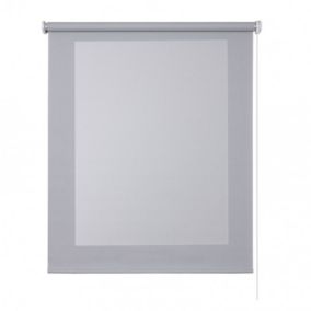 Store Enrouleur Screen Occultant et Isolant Thermique Gris  100 x 250 cm