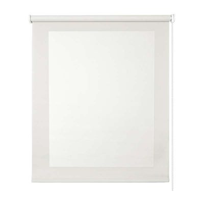 Store Enrouleur Screen Tamisant et Isolant Thermique Blanc 140 x 180 cm