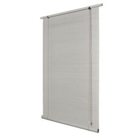 Store enrouleur tamisant bois gris clair 120 x 220 cm