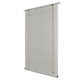 Store enrouleur tamisant bois gris clair 120 x 220 cm