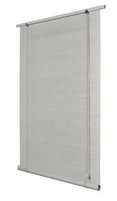 Store enrouleur tamisant bois gris clair H.220 x 120cm Ballauff