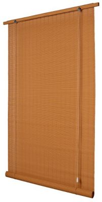Store enrouleur tamisant bois tissé coloris chamois H.180 x l.80cm Ballauf