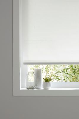 Store enrouleur tamisant Colours Halo blanc 40 x 180 cm