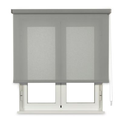 Store Enrouleur Tamisant Cotton Gris 220 X 250cm , Viewtex
