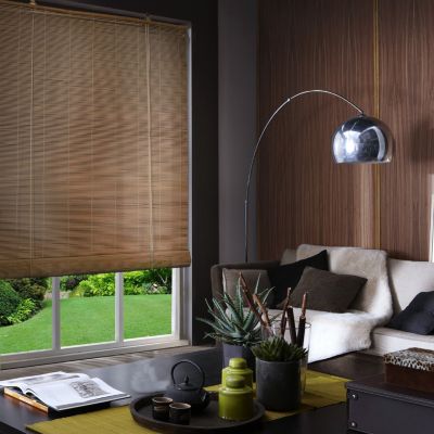 Store enrouleur tamisant en bambou 80x180cm Madeco