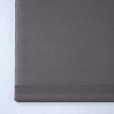 Store enrouleur tamisant Bois tissé anthracite, l.90 x H.240 cm