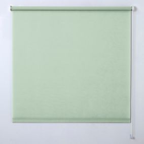 Store enrouleur tamisant Halo mat vert sauge L.180 x l.55 cm