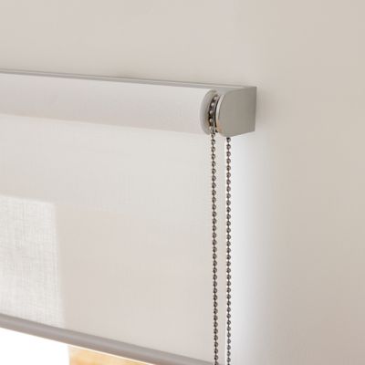 Store enrouleur tamisant Halo pose facile blanc cassé L.180 x l.55cm GoodHome