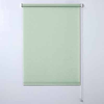 Store enrouleur tamisant Halo translucide mat vert sauge L.180 x l.60 cm