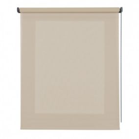 Store Enrouleur Tamisant Lisse pour Fenêtres et Portes Beige 100x180 cm