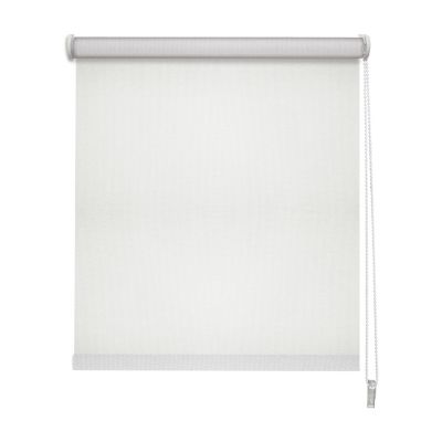 Store enrouleur tamisant Madeco l.120 x H.250cm blanc blanc cassé