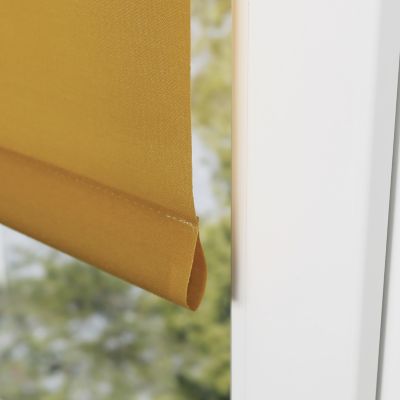 Store enrouleur tamisant Madeco l.90cm x H.190cm jaune moutarde
