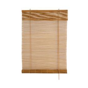 Store enrouleur tamisant Roll'up bambou caramel 120 x 180 cm