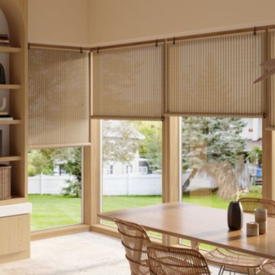 Store enrouleur tamisant sans perçage Awatea beige l.60 x H.180cm Goodhome