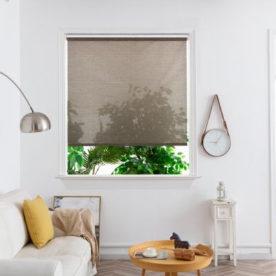 Store enrouleur tamisant sans perçage Eccles marron l.180 x H.180cm Goodhome