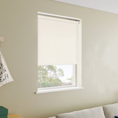 Store enrouleur tamisant sans perçage Halo 2 blanc cassé l.90 x H.180cm Goodhome