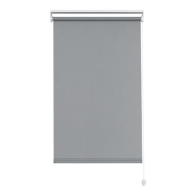 Store enrouleur tamisant sans perçage Halo 2 gris béton l.75 x H.240cm Goodhome