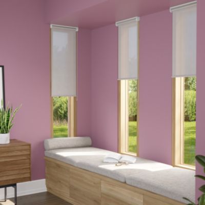 Store enrouleur tamisant sans perçage Halo 2 gris perle l.45 x H.140cm Goodhome