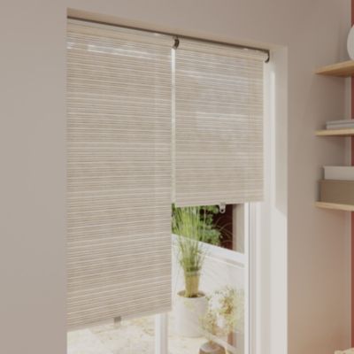 Store enrouleur tamisant sans perçage Masana beige l.60 x H.240cm Goodhome