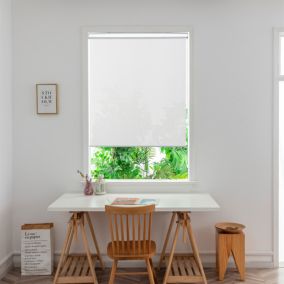 Store enrouleur tamisant thermique Badallo pose facile blanc L.180 x l.120cm GoodHome