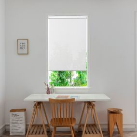 Store enrouleur tamisant thermique Badallo pose facile blanc L.180 x l.75cm GoodHome