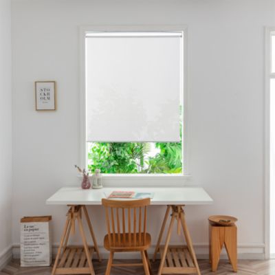Store enrouleur thermique salle de bains Badallo blanc l.120 x H.180cm Goodhome