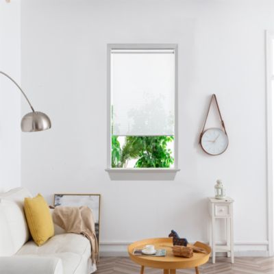 Store enrouleur voile sans perçage Asthall blanc l.60 x H.180cm Goodhome