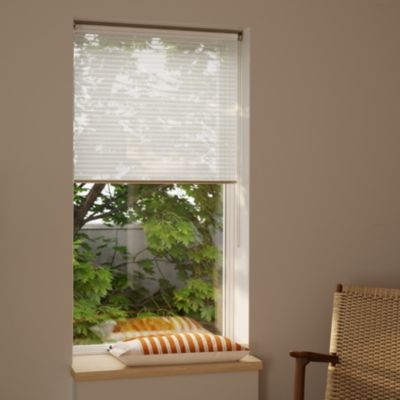 Store enrouleur voile sans perçage Asthall blanc l.75 x H.180cm Goodhome
