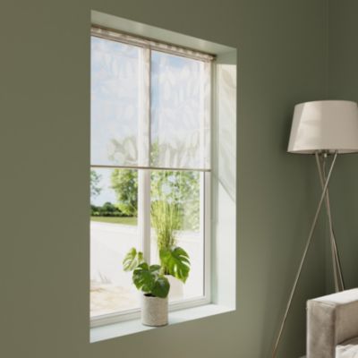 Store enrouleur voile sans perçage Flasor blanc cassé l.90 x H.180cm Goodhome