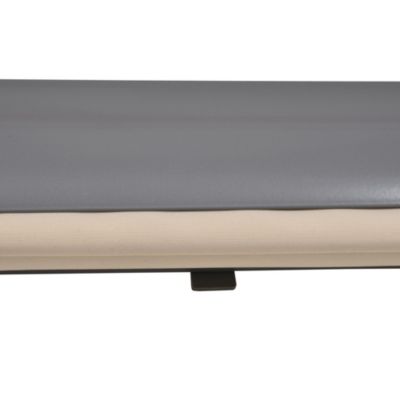 Store extérieur enrouleur vertical 1,6L x 2,5H m - manivelle - alu polyester haute densité 280 g/m² anti-UV50+ beige