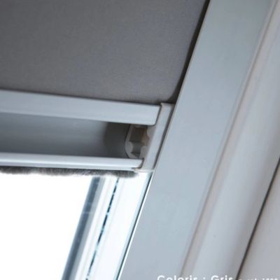 Store fenêtre de toit occultant compatible VELUX S06 anthracite - MADECO