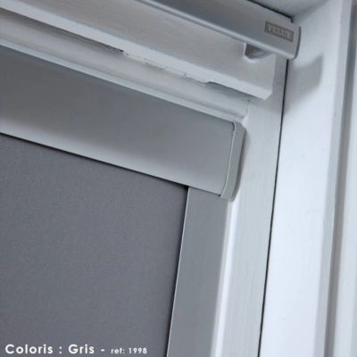 Store fenêtre de toit occultant compatible VELUX S06 anthracite - MADECO