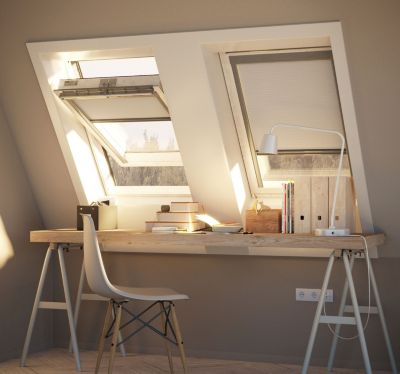 Store isolant compatible fenêtre de toit VELUX  pour dimension 14 ou 306 ou M06 - Blanc