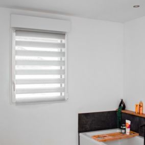 Store Jour Nuit L 52 cm x H 150 cm gris sans perçage