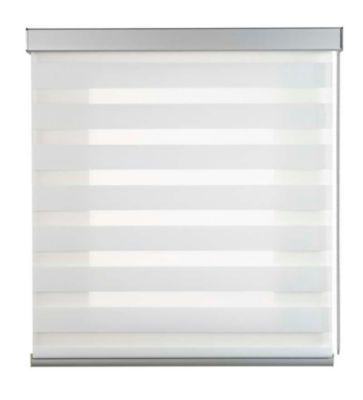 Store Jour Nuit Stores Enrouleurs avec Finitions en Aluminium de Qualité Supérieure Blanc 160 x 250cm