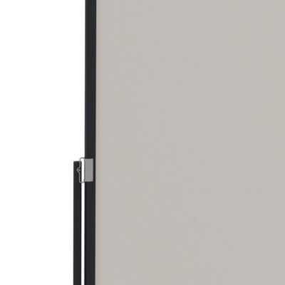 Store latéral brise-vue paravent rétractable dim. 3L x 1,40H m gris