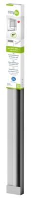 Store moustiquaire en aluminium blanc recoupable pour fenêtre l.125 x H.170 cm