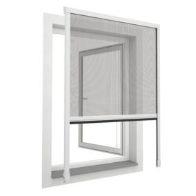 Store moustiquaire enroulable pour fenêtre en PVC 125 x 150 cm